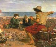 Sir John Everett Millais The Boyhood of Raleigh Sweden oil painting artist
